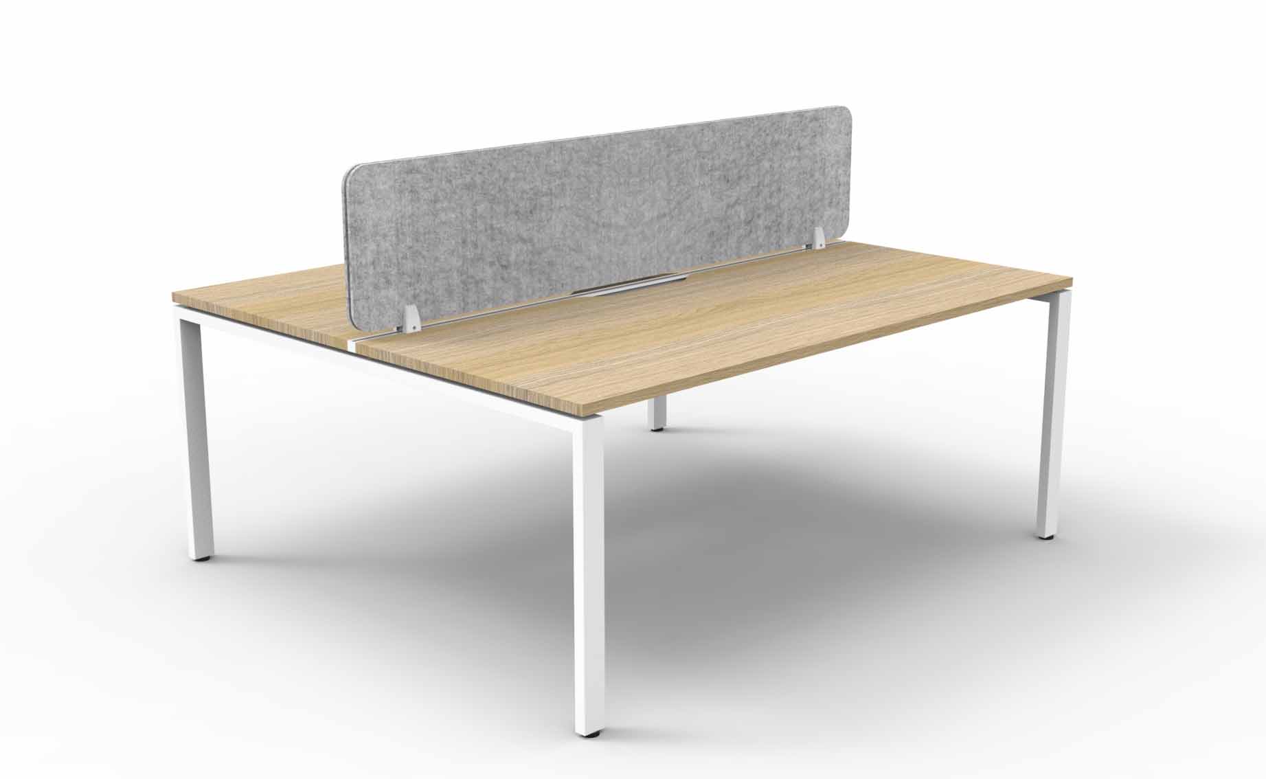 Profile 2 Person Double Sided Workstation - with Eco Screen
